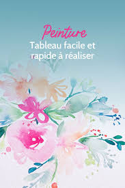 Tableau Facile Et Rapide A Realiser En 2020 Tutoriels De Peinture De Toile Videos De Peinture Aquarelle Fleurs