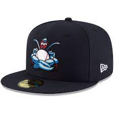 Lakewood Blueclaws New Era Authentic Collection On Field 59fifty Fitted Hat Navy Fitted Hats Hats New Era