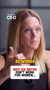 Dr Stacy Sims explains why ice baths don't work for women...🥶🛀