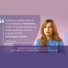 Sebbene la persona che ne è affetta spesso non se ne renda conto, a causa della percezione distorta che ha della realtà, la sua vita tende progressivamente a sgretolarsi. Campagna Di Comunicazione Sui Disturbi Del Comportamento Alimentare