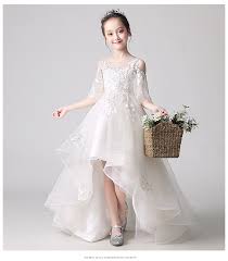 But in such cases a classic wedding dress will look preposterous. Flower Girl Shoulder Pink Wedding Dress Puffy Short Dress Girls Campus Graduation Party Bead Dresses At The End Of The Eucharist Flower Girl Dresses Aliexpress