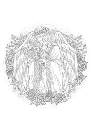 Angels coloring pages are coloring pages of mystical creatures in a variety of ways. Free Angel Coloring Pages For Adults Coloring Home