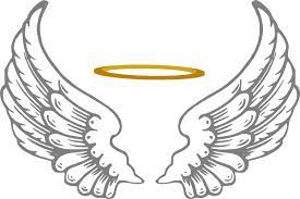 Angel Halo With Wings Hi Png 600 401 Angel Wings Art Angel Wings Decal Wings Drawing