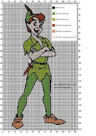 Grille Gratuite Peter Pan Les Delices De Mag Creations Disney Au Point De Croix Broderie Point De Croix Peter Pan