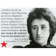The rosa luxemburg stiftung is a political education institution with offices in africa, the americas, asia, europe and the middle east. Rosa Luxemburg Und Wie Frei Denken Sie Postcard Fire And Flames Music And Clothing