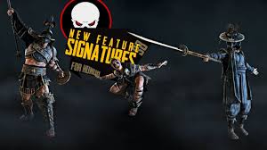 An elimination game mode with all the campaign characters would be fun to do again, the way i see it. All Signatures S8 Apollyon S Legacy Gear For Honor By L0f4gi