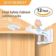 Just loop the tie around the handles and your baby will only be able to open the doors slightly. Cabinet Locks Child Safety Latches 12 Pack Baby Proofing Cabinets Drawer Lock For Locking Drawers Kitchen Cabinets Childproof Cabinet Locks The Frumcare Store