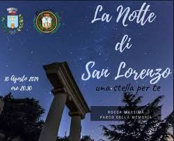È importante che sia molto buio e bisogna anche sperare che non sia una notte di luna piena altrimenti La Notte Di San Lorenzo Una Stella Per Te A Rocca Massima