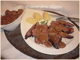 Magret De Canard A La Sauce Au Porto Et Aux Cepes Recette Ptitchef Recette Magret De Canard Sauce Porto Recettes De Cuisine
