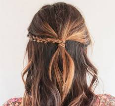 Demi queue de cheval modeles acheter 100g 120g 140g afro crepus boucles cheveux humains queue de of demi queue de cheval. 12 Coiffures Bohemes Pour Un Printemps Style Terrafemina