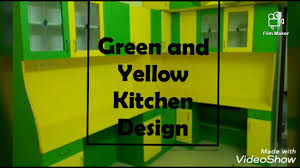 Compare prices on popular products in kitchen & linens. Designer Yellow White And Green Colour Modular Kitchen Youtube