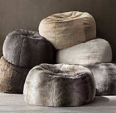 Luxe Faux Fur Bean Bag Faux Fur Bean Bag Bean Bag Living Room Fur Bean Bag