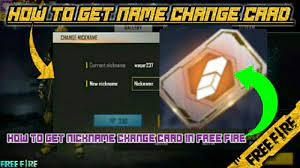 As you know, there are a lot of robots trying to use our generator, so to make sure that our free generator will only be used for players, you need to complete a quick task, register your number, or download a mobile app. Free Fire Name Change Card Kaise Milega Name Change Card In Free Fire Youtube
