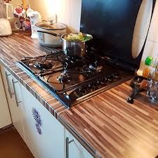 Kitchen Wall Cover Makeover Diy Worktop Vinyl Self Adhesive Palisade 67 5x200 Cm Kitchen Worktop Covers Kitchen Wall Covering Kitchen