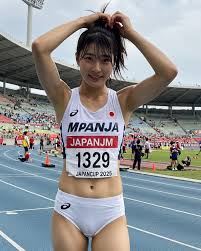Mia Nakajima 中島ミア bautifulathlete 陸上女子 collegesports sportgirl  sportgirls trackgirl trackgirls collegegirls collegegirl fitnessgirl