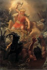 Thor S Battle With The Giants Thor Norse Norse Mythology Mythology
