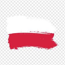 This white and red horizontal bicolor flag was adopted on august 1, 1919 and updated on january 31, 1980. Flag Of Poland From Brush Strokes Flag Poland On Transparent Background For Your Web Site Design Logo App Ui Stock Vector Illustration Of Card Graphic 140803537