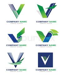 Find a logo design company today! Letter V Logo Design Set Creative Stock Vector Colourbox