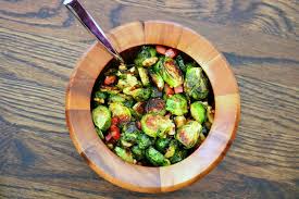 Liven up your christmas dinner (or any other roasts) with these brussels sprouts cooked with pancetta and a hint of orange. Maple Brussels Sprouts W Pancetta Walnuts Mangia Michelle