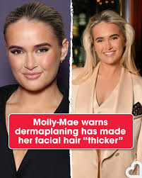Molly-Mae Hague claims she's "trapped" in a cycle of dermaplaning as the  beauty treatment has made her facial hair "grow back thicker." Molly joked 