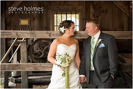 Bride Groom Smile At Each Other In Barn Stonewall Farm Photo By Steve Holmes Photography Stonewall Farm England Wedding Farm Wedding