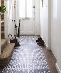 Make a bold entrance with bright abstract tiles or. 12 Diy Updates That Anyone Can Do Ideal Home Tiled Hallway Hallway Flooring Victorian Hallway