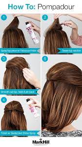 Who Said Pretty Can T Be Easy Follow These Quick Steps For The Perfect Pompadour Hairstyle Hair Styles Hair Tutorials For Medium Hair Bump Hairstyles