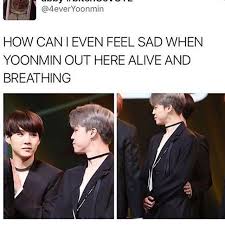 Ohhhh Yoongi Is Doing Some Touchy Bts Funny Yoonmin Bts Memes Hilarious