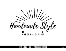 Ray Logo Sun Ray Logo Handmade Logo Vintage Logo Boutique Logo Shop Logo Etsy Shop Logo Modern Logo Watermark Logo Business Logo Photoshop Logo Handmade Logo Etsy Shop Logo