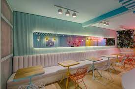 the design blog pastel interior design cafe interior design shop interior design