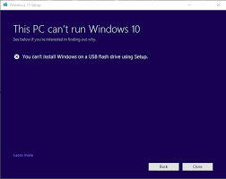Fix You Can T Install Windows 10 On A Usb Drive Using Setup Window Installation Usb Usb Drive