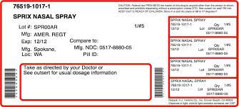 These Highlights Do Not Include All The Information Needed To Use Sprix Safely And Effectively See Full Prescribing Information For Sprix Sprix Ketorolac Tromethamine Nasal Sprayinitial U S Approval 1989