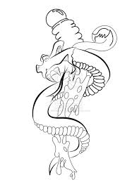 The snake, which is stuck around the dagger portrays that combats are a part of life. Traditional Snake N Dagger Tattoo Design