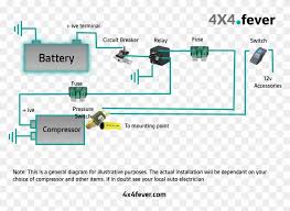 Danfoss relay oil and capacitor type connection with diagram in urdu hindi. Air Horn Wiring Diagram Compressor Wire A 12v Compressor Clipart 2894071 Pikpng