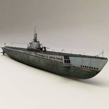 Submarine Uss Gato 3d Model Model Boats Model Warships Warship Model