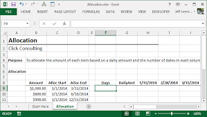Microsoft excel templates to help you create spreadsheets with ease. Excel Formula To Allocate An Amount Into Monthly Columns Excel University