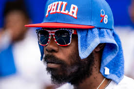 Photos of new basketball courts in West Philly