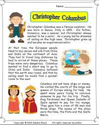 Christopher Columbus Reading Vocabulary Strip Story Wh Questions Grammar Rev Christopher Columbus Reading Christopher Columbus Christopher Columbus Projects