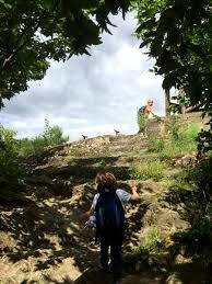 Auf Dem Wanderweg Zum Teufelsloch Von Altenahr Im Ahrtal Duitsland