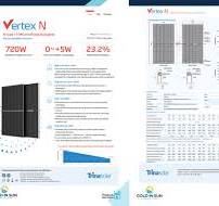TrinaSolar Vertex 720W - Gold in Sun | Solar Solutions
