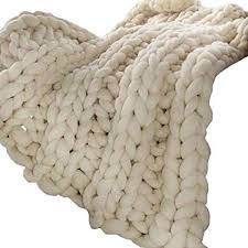 You only need knit and purl stitches to make this knit bath mat pattern. Cream 79x79in Chunky Knit Blanket Arm Knit Blanket Merino Wool Blanket Super Chunky Blanket Handmade Extreme Knitting Amazon Co Uk Kitchen Home