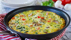 Zucchini Spirals Frittata Recipe Green Giant Recipe Recipes Frittata Recipes Spiralized Zucchini Recipes