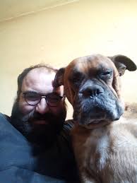 Canavar Handsomedog: I have to sleep but I doesn't know when I sleep daddy  boy what will he do? Damn! I need some sleeeeeeep!!! He have new glasses he  is seeing better.