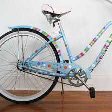 Polka Dots Stripes Bike Bicycle Beach Cruiser Decals Stickers Graphics Bicycle Beach Cruiser Bicycle Paint Bike
