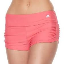 Women S Adidas Shirred Swim Shorts Swim Shorts Women Boy Shorts Swimsuit Cute One Piece Swimsuits