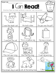 I Can Read Simple Sentences That Kids Can Decode With Sight Words Cvc Words And Color Words Reading Worksheets Kindergarten Reading Kindergarten Worksheets