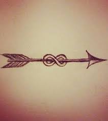 15 Amazing Arrow Tattoos For Females 7 Arrow Infinity Design A Cute Small Tattoo Tattoos Infinity Tattoos Arrow Tattoos For Women Arrow Tattoos