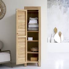 Schmale schränke nach maß online planen & bestellen. Einzelsaule Aus Teak Ablagemobel Minimalys Tikamoon