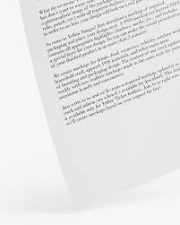 Two A4 Papers Mockup In Stationery Mockups On Yellow Images Object Mockups