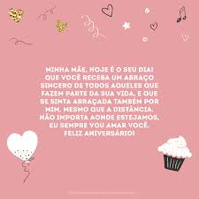 20 Mensagens De Aniversario Para Mae Distante Que Levam Amor Para Ela Você é especial, representa muito para mim e merece uma vida inigualável. distante que levam amor